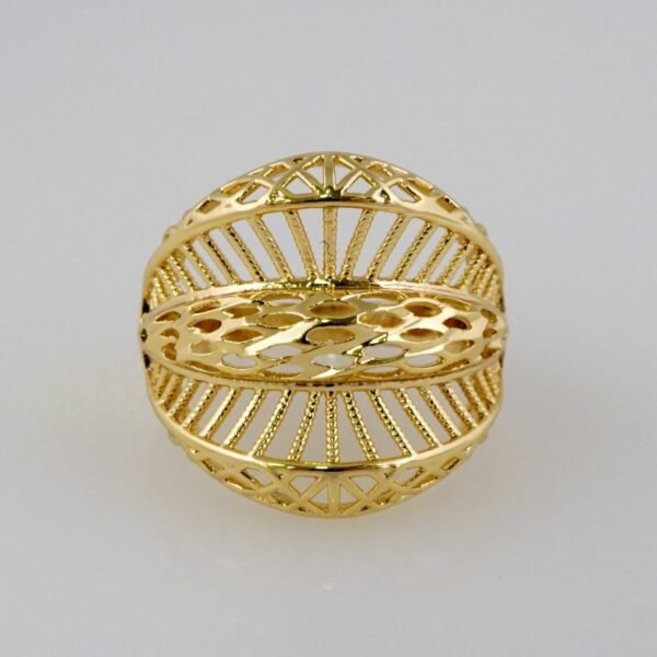 Women Ring/ Anillos Damas/  14K Real Color/  Plain// R394