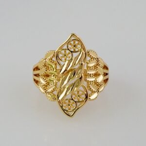 Women Ring/ Anillos Damas/  14K Real Color/  Plain// R395