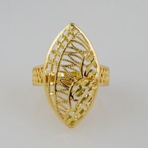 Women Ring/ Anillos Damas/  14K Real Color/  Plain// R396