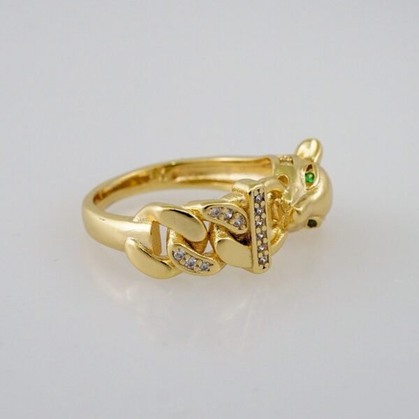 Women Ring/ Anillos Damas/  14K Real Color/ Zircon Stone// R397 - Image 2