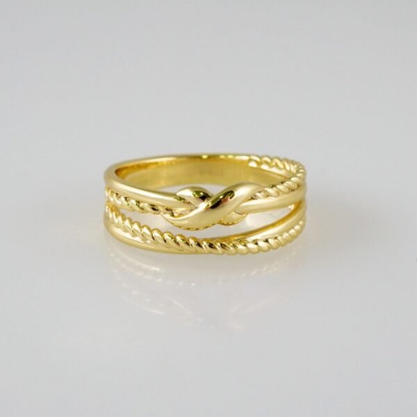Women Ring/ Anillos Damas/  14K Real Color/  Plain// R407