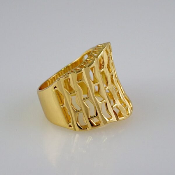 Women Ring/ Anillos Damas/  14K Real Color/  Plain// R417 - Image 2