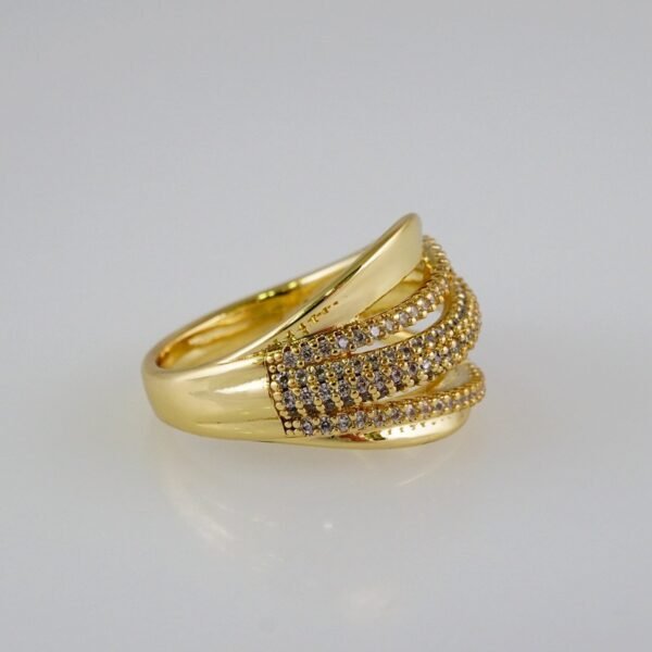 Women Ring/ Anillos Damas/  14K Real Color/  Zircon Stone// R423 - Image 2