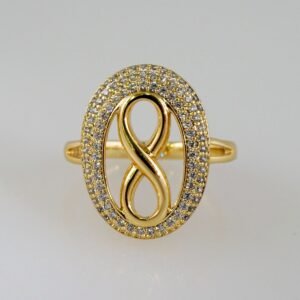 Women Ring/ Anillos Damas/  14K Real Color/  Zircon Stone// R427