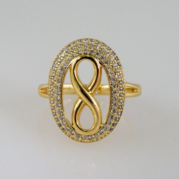 Women Ring/ Anillos Damas/  14K Real Color/  Zircon Stone// R427