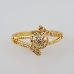 Women Ring/ Anillos Damas/  14K Real Color/  Zircon Stone// R429
