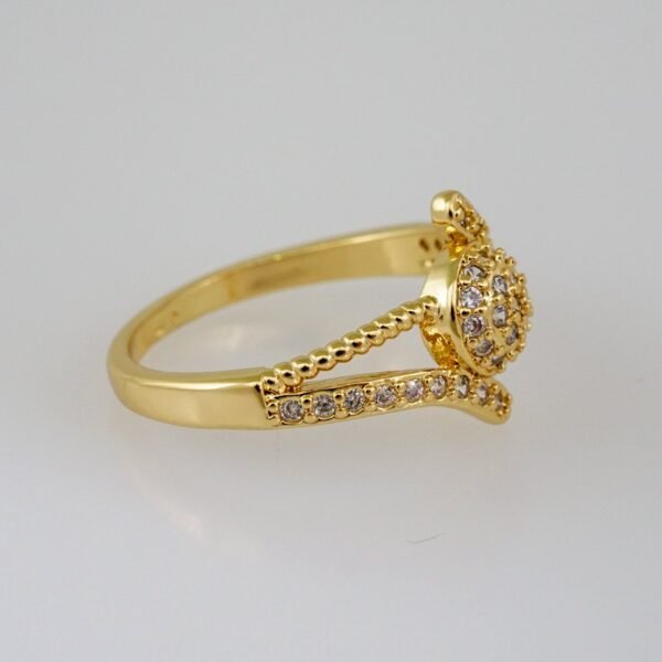 Women Ring/ Anillos Damas/  14K Real Color/  Zircon Stone// R429 - Image 2