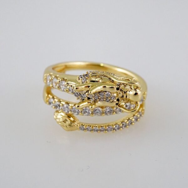 Women Ring/ Anillos Damas/  14K Real Color/  Zircon Stone// R432