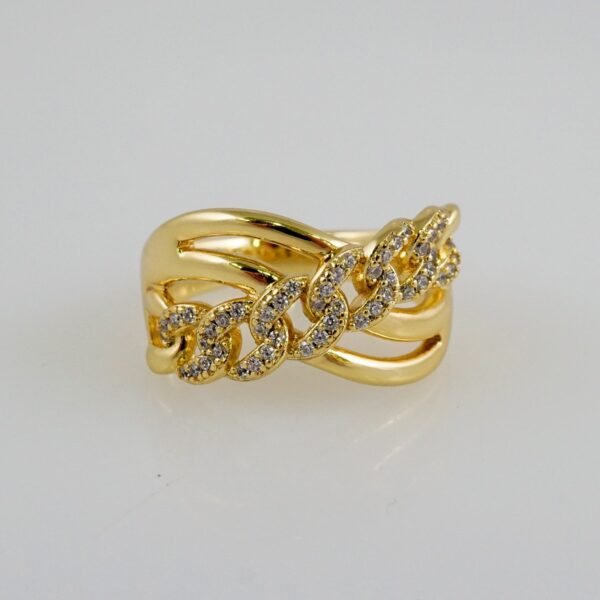 Women Ring/ Anillos Damas/  14K Real Color/ Zircon Stone// R437