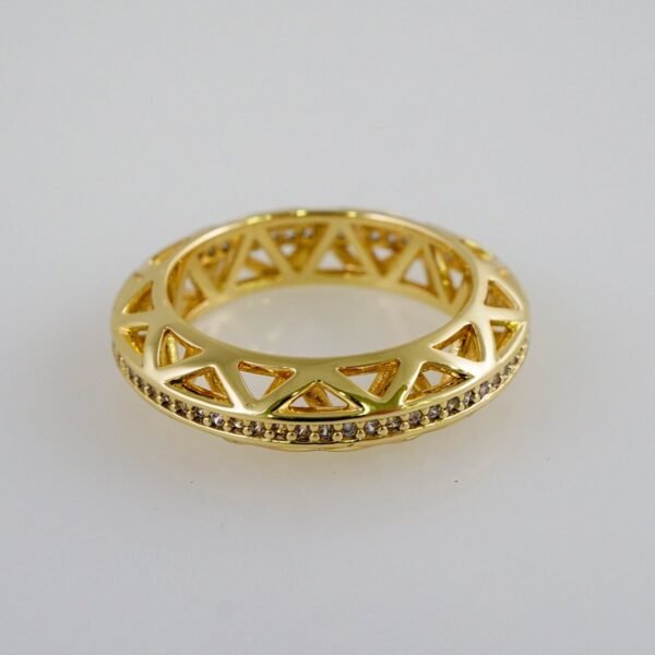 Women Ring/ Anillos Damas/  14K Real Color/  Zircon Stone// R438 - Image 2