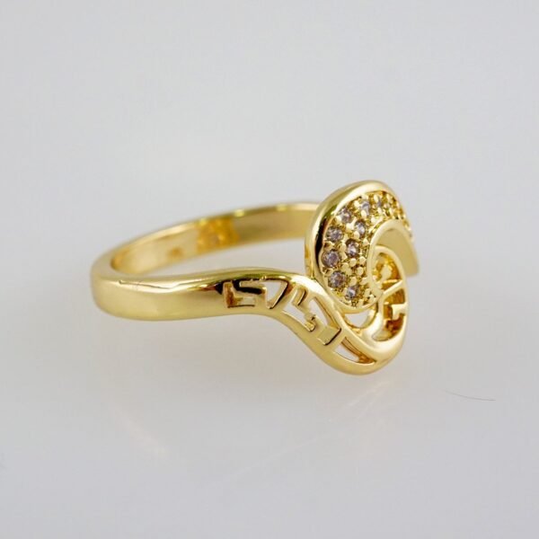 Women Ring/ Anillos Damas/  14K Real Color/  Zircon Stone// R443 - Image 2