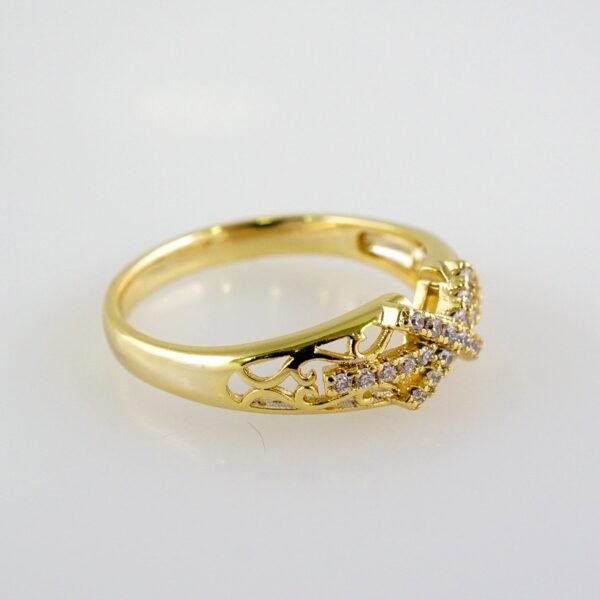 Women Ring/ Anillos Damas/  14K Real Color/  Zircon Stone// R444 - Image 2