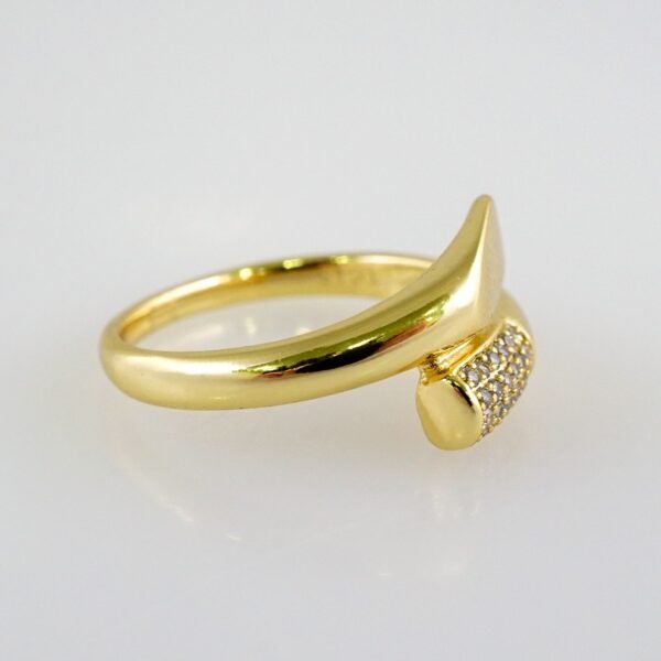 Women Ring/ Anillos Damas/  14K Real Color/  Zircon Stone// R445 - Image 2