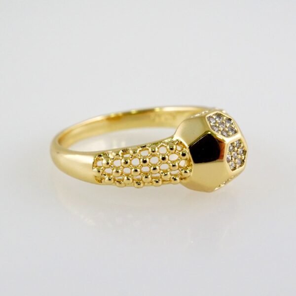 Women Ring/ Anillos Damas/  14K Real Color/ Zircon Stone// R450 - Image 2