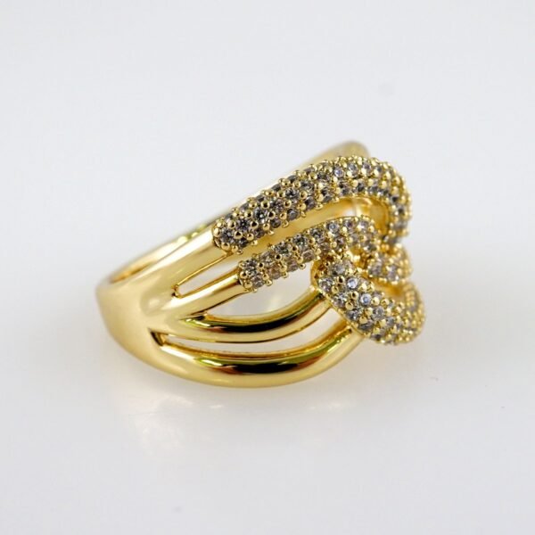 Women Ring/ Anillos Damas/  14K Real Color/ Zircon Stone// R452 - Image 2