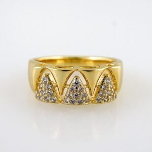 Women Ring/ Anillos Damas/  14K Real Color/  Zircon Stone// R458