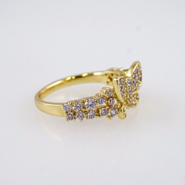 Women Ring/ Anillos Damas/  14K Real Color/ Zircon Stone// R466 - Image 2