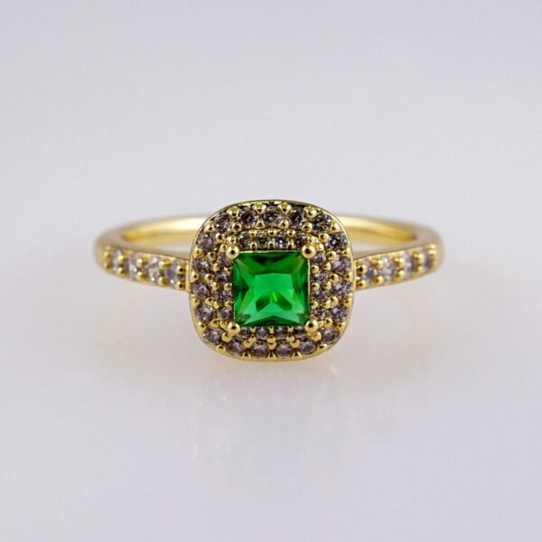 Women Ring/ Anillos Damas/  14K Real Color/ Zircon Stone// R472