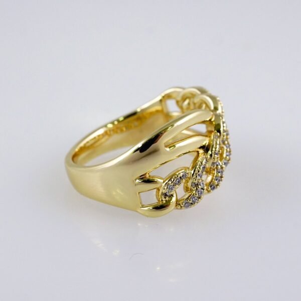 Women Ring/ Anillos Damas/  14K Real Color/ Zircon Stone// R482 - Image 2