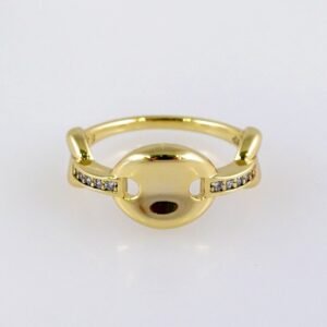 Women Ring/ Anillos Damas/  14K Real Color/  Zircon Stone// R485