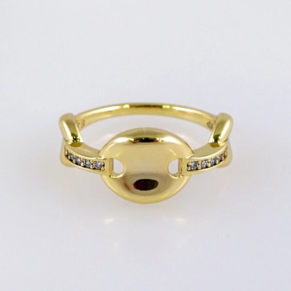 Women Ring/ Anillos Damas/  14K Real Color/  Zircon Stone// R485