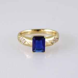Women Ring/ Anillos Damas/  14K Real Color/ Zircon Stone// R531