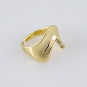 Women Ring/ Anillos Damas/  14K Real Color/  Zircon Stone/ Ajustable// R538