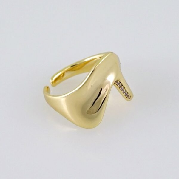 Women Ring/ Anillos Damas/  14K Real Color/  Zircon Stone/ Ajustable// R538