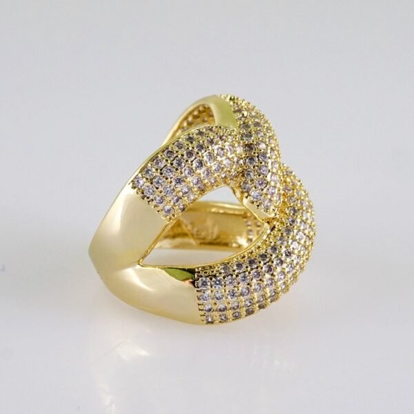 Women Ring/ Anillos Damas/  14K Real Color/ Zircon Stone// R541 - Image 2