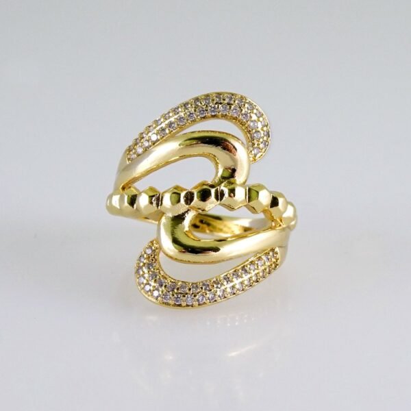 Women Ring/ Anillos Damas/  14K Real Color/  Zircon Stone// R542