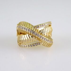 Women Ring/ Anillos Damas/  14K Real Color/  Zircon Stone// R543
