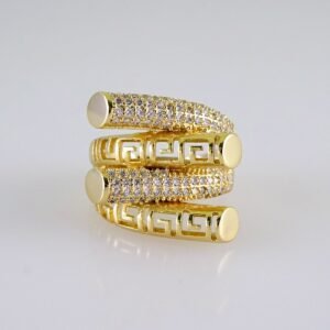 Women Ring/ Anillos Damas/  14K Real Color/  Zircon Stone// R544