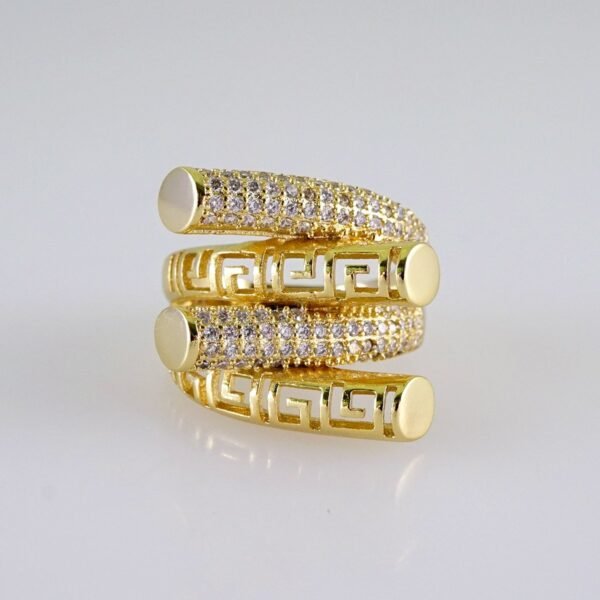 Women Ring/ Anillos Damas/  14K Real Color/  Zircon Stone// R544