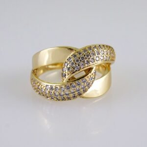Women Ring/ Anillos Damas/  14K Real Color/  Zircon Stone// R546