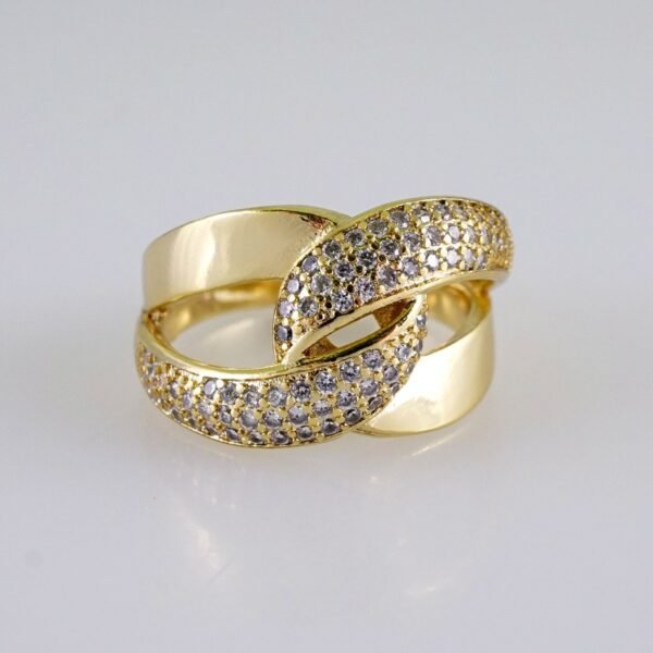 Women Ring/ Anillos Damas/  14K Real Color/  Zircon Stone// R546