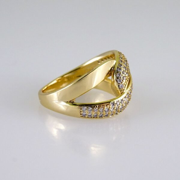 Women Ring/ Anillos Damas/  14K Real Color/  Zircon Stone// R546 - Image 2