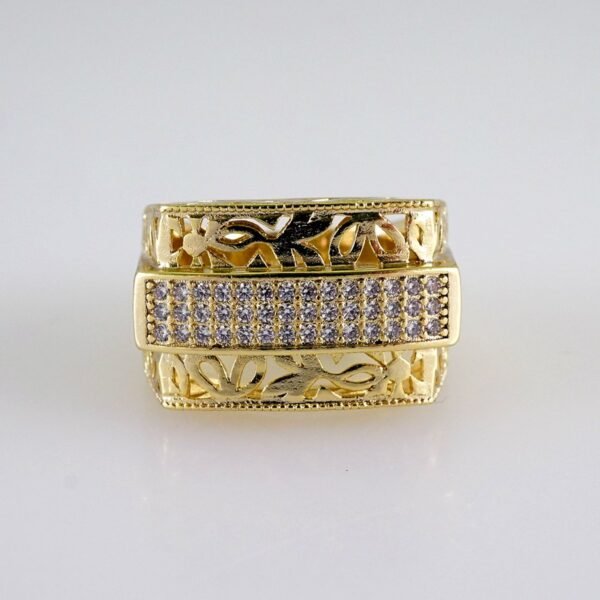 Women Ring/ Anillos Damas/  14K Real Color/  Zircon Stone// R547