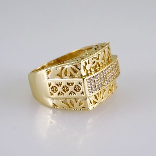 Women Ring/ Anillos Damas/  14K Real Color/  Zircon Stone// R547 - Image 2