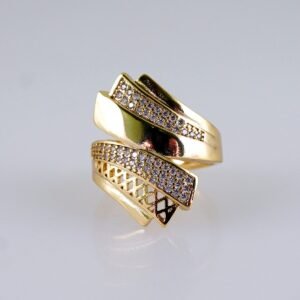 Women Ring/ Anillos Damas/  14K Real Color/  Zircon Stone// R556