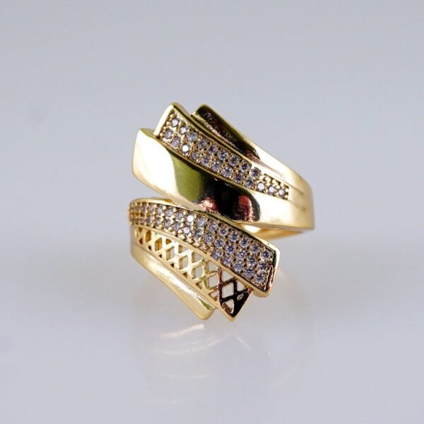 Women Ring/ Anillos Damas/  14K Real Color/  Zircon Stone// R556