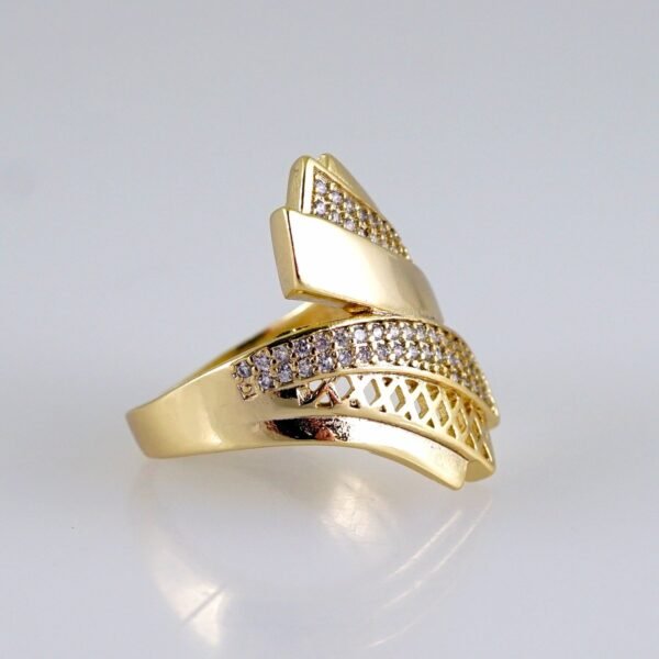Women Ring/ Anillos Damas/  14K Real Color/  Zircon Stone// R556 - Image 2