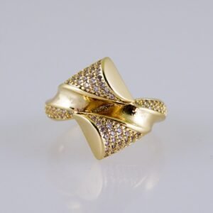 Women Ring/ Anillos Damas/  14K Real Color/  Zircon Stone// R559