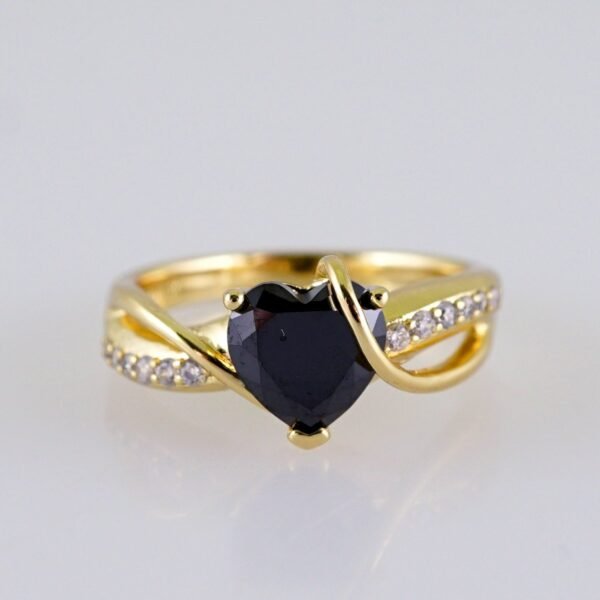 Women Ring/ Anillos Damas/  14K Real Color/  Zircon Stone// R561