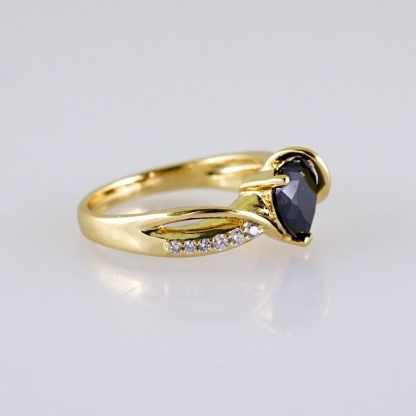 Women Ring/ Anillos Damas/  14K Real Color/  Zircon Stone// R561 - Image 2