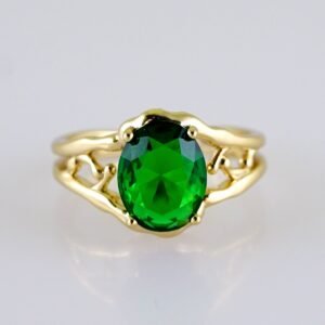 Women Ring/ Anillos Damas/  14K Real Color/  Zircon Stone// R564