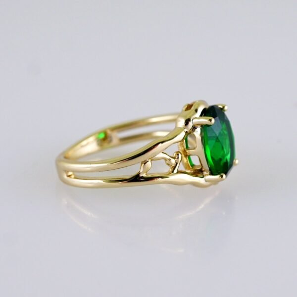 Women Ring/ Anillos Damas/  14K Real Color/  Zircon Stone// R564 - Image 2