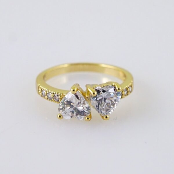 Women Ring/ Anillos Damas/  14K Real Color/  Zircon Stone// R569