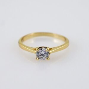 Women Ring/ Anillos Damas/  14K Real Color/  Zircon Stone// R570