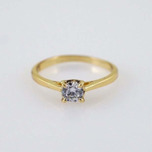 Women Ring/ Anillos Damas/  14K Real Color/  Zircon Stone// R570