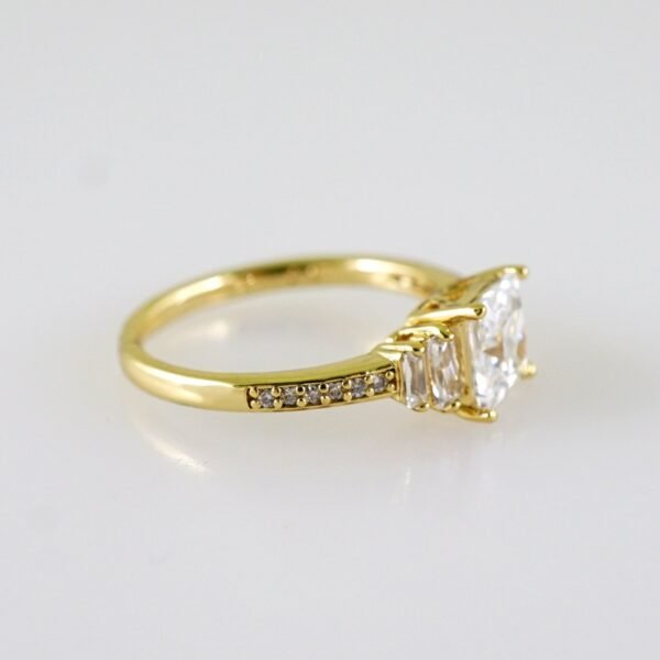 Women Ring/ Anillos Damas/  14K Real Color/  Zircon Stone// R572 - Image 2